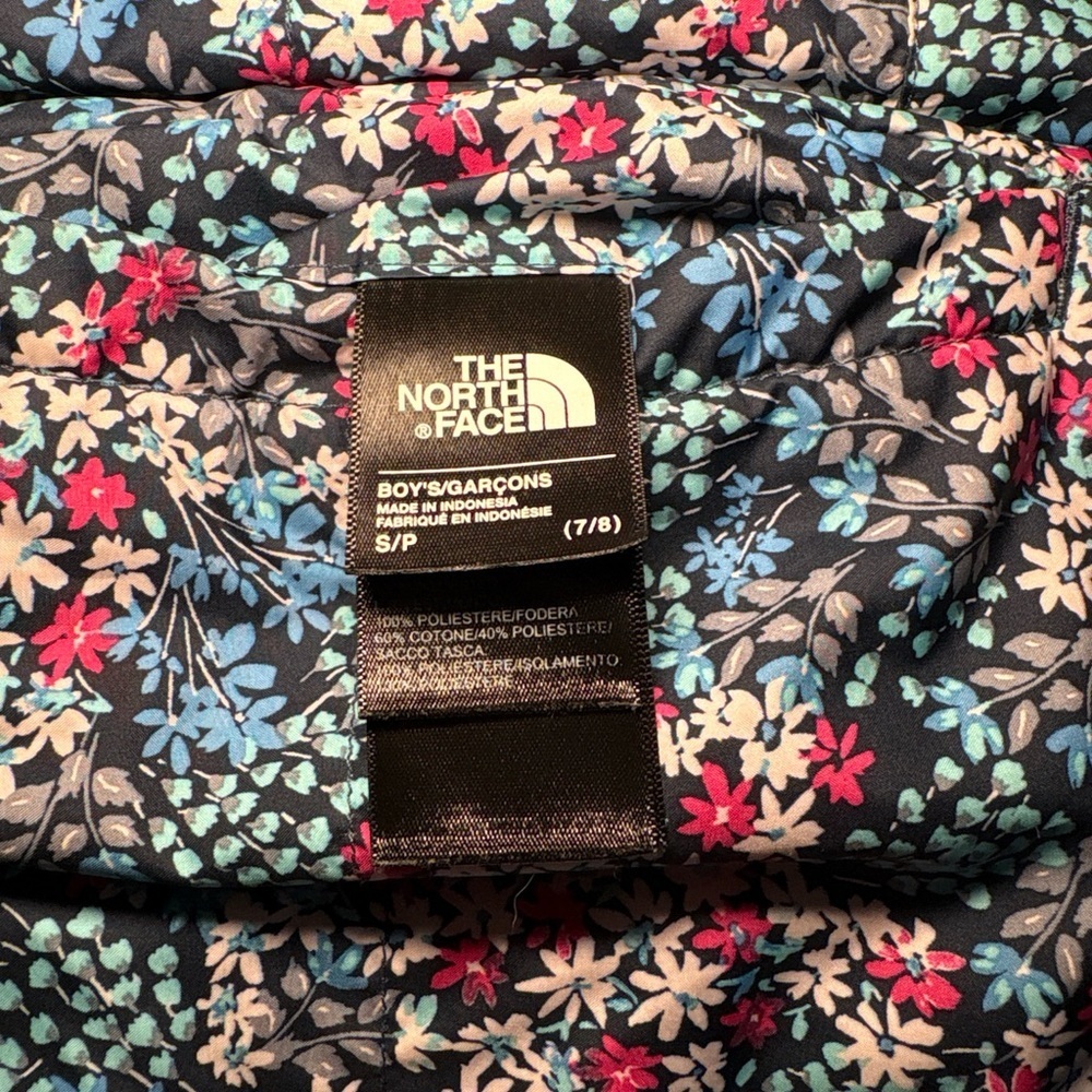 The North Face Floral Jacket Girls | Lightweight Button Up Coat Outdoor Hiking - Picture 4 of 9